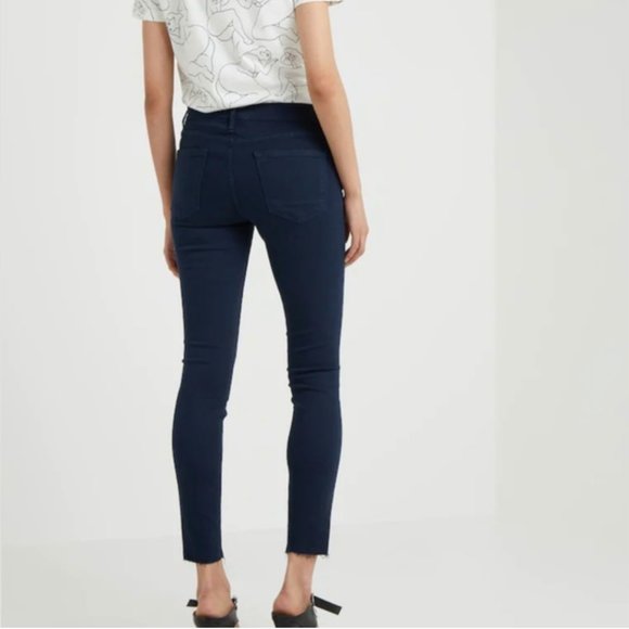 FRAME Le High Skinny Raw Stagger Film - Picture 3 of 8